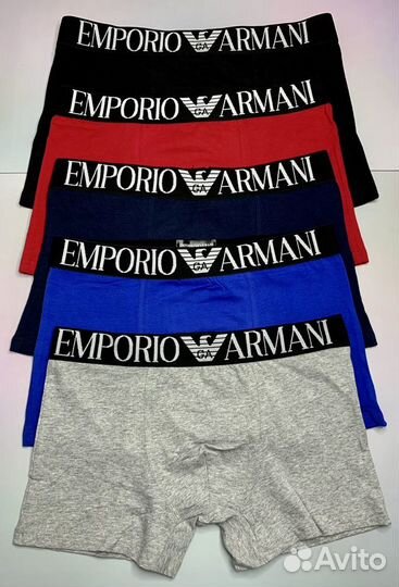 Трусы мужские боксеры 5+1 Emporio armani