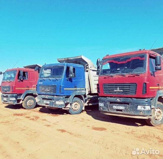 Услуги самосвалов 20м3