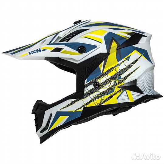 Moto Cross Enduro Мотошлем iXS 363 2.0 Matt White