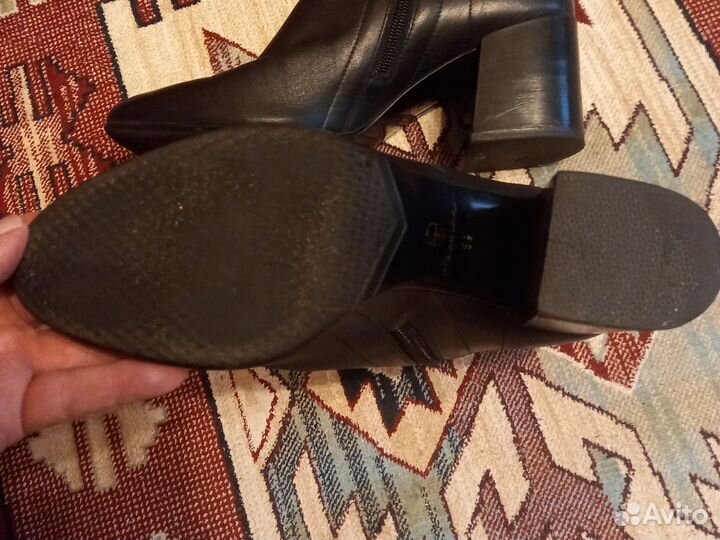 Ботильоны натуральная кожа 39