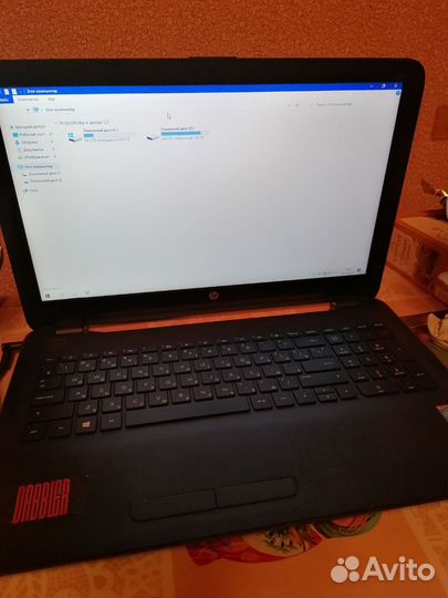 Ноутбук hp память ссд256, озу 8гб