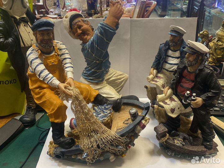 Статуэтка Рыбак, моряк, капитан, боцман