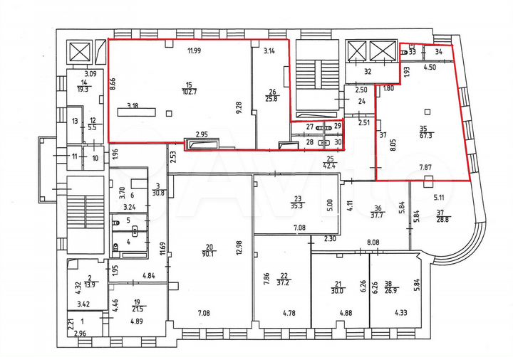 Офис, 210.8 м²