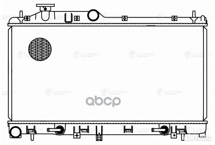 Радиатор subaru forester 08- 2.0/2.5 AT LRC2211