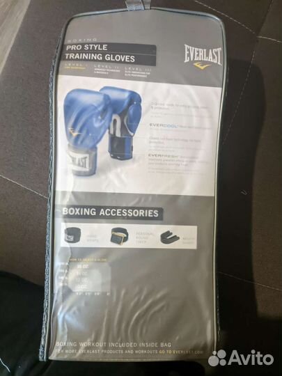 Перчатки для бокса Everlast boxing pro style
