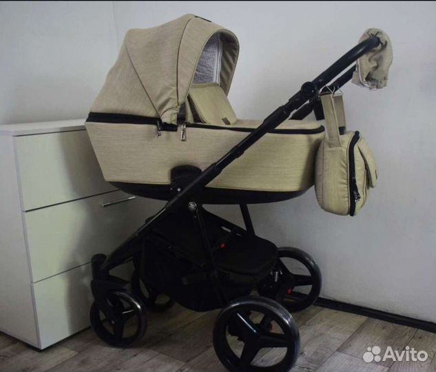 Коляска 3в1 Adamex Reggio (гелевые колеса)