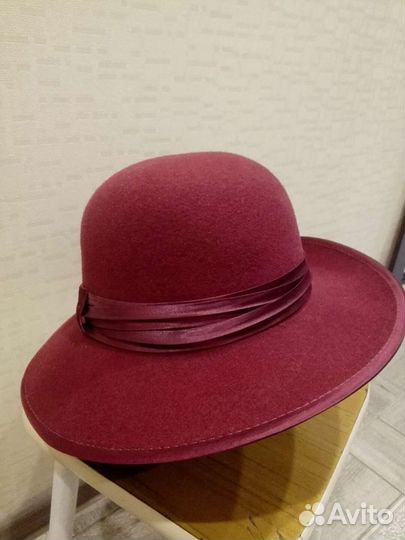 Шляпа фетровая женская