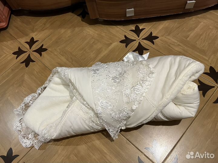 Плед детский на выписку