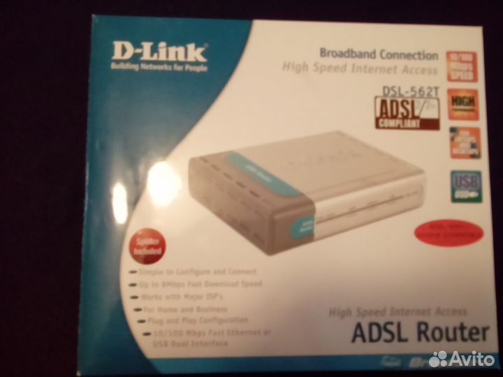Роутер adsl - 562T D-Link