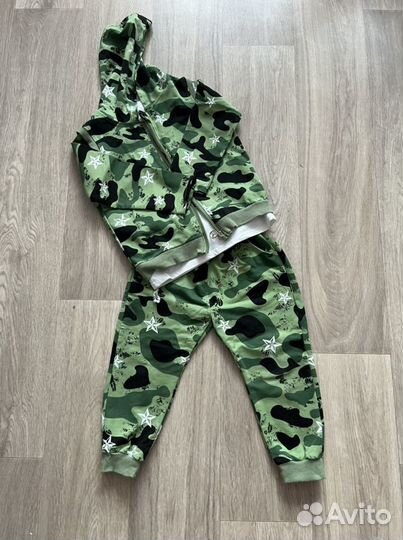 Костюм тройка комуфляж для мальчиков