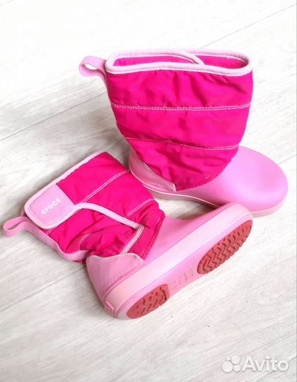 Сапоги crocs для девочки 27