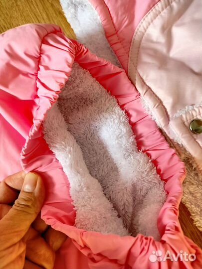 Демисезонный костюм для девочки 68-74