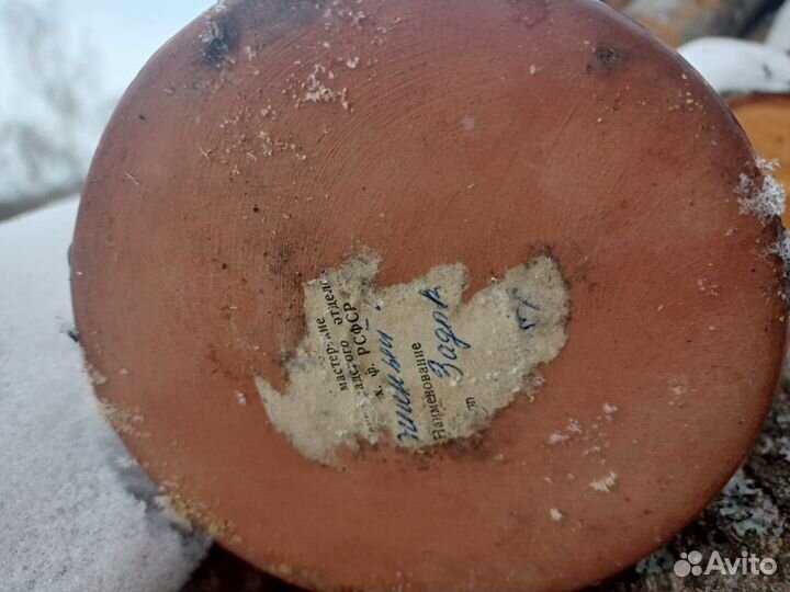 Штоф авторский керамика 