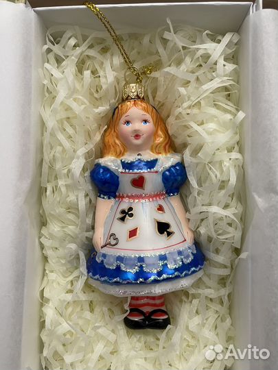 Ариель елочная игрушка Алиса в подарочной коробке