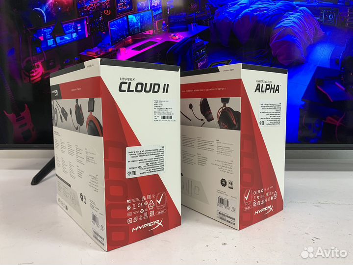 Игровые наушники hyperx