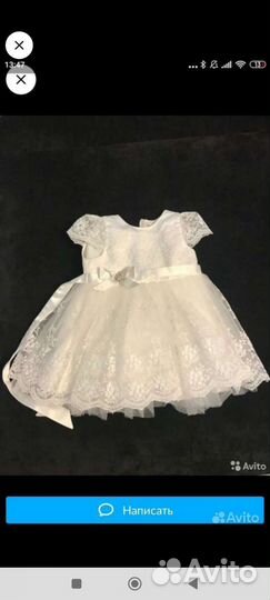 Нарядное новогоднее платье для девочки