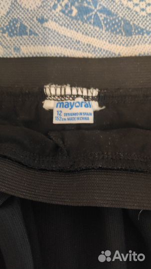 Костюм шорты-юбка и футболка для девочки 152