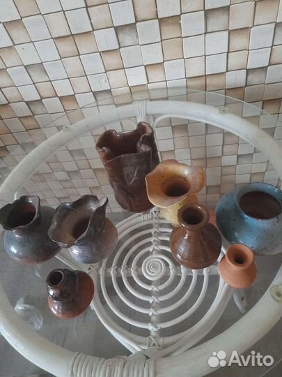 Керамические вазочки ручная работа