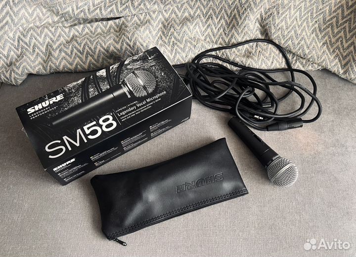 Студийный микрофон shure sm58