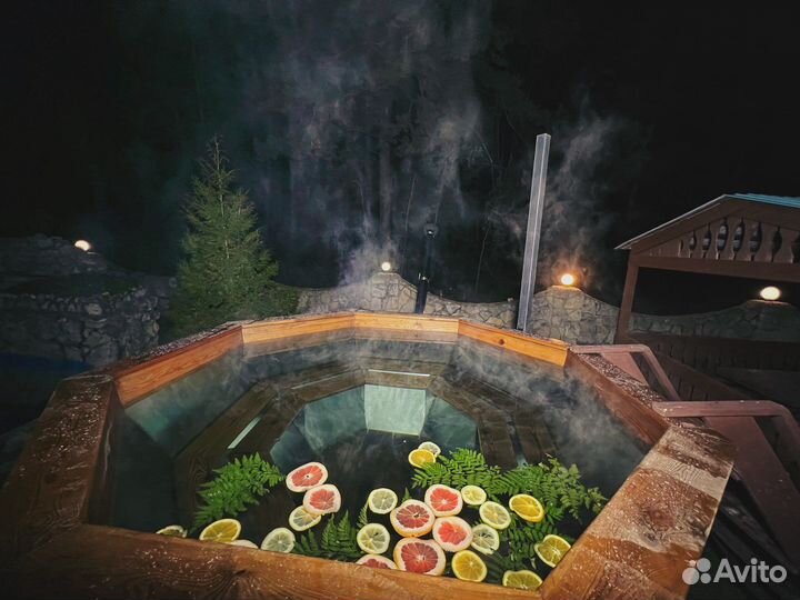 Русская баня И банный чан