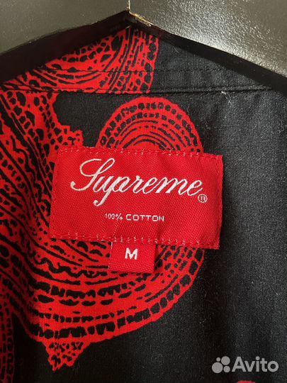 Редкая рубашка Supreme Paisley оригинал