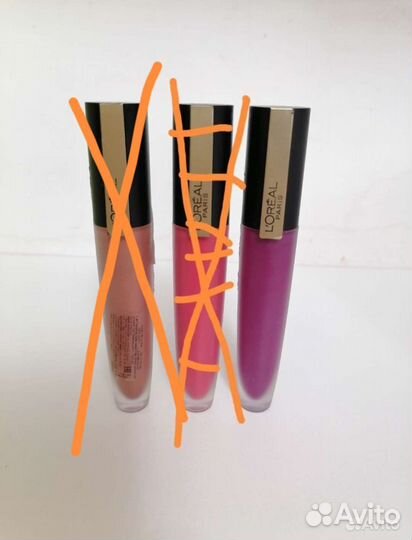 Тинт для губ Loreal матовый с металл-м эффектом