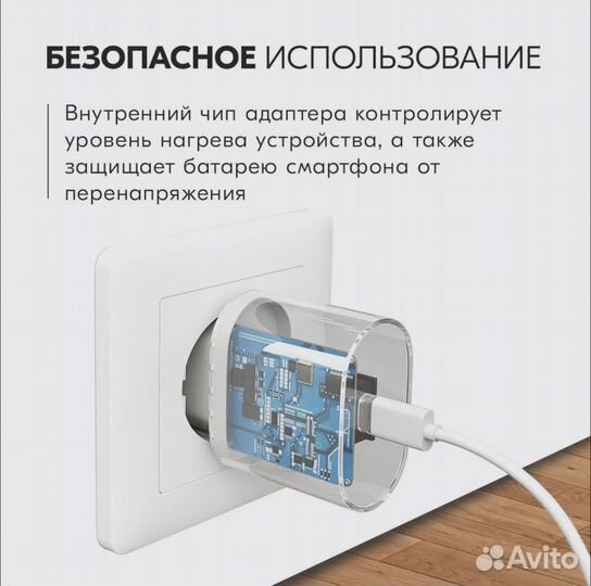 Быстрая зарядка для iPhone 20w