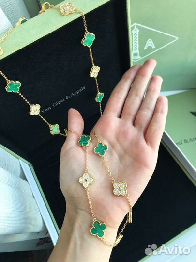 Шикарное колье Van Cleef & Arpels с камнями