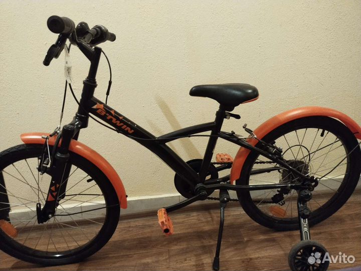 Скоростной велосипед съёмными колёсиками 6-9лет20Д