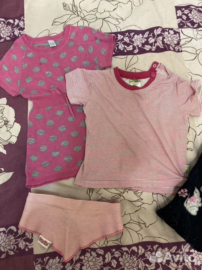 Вещи пакетом на девочку 1год