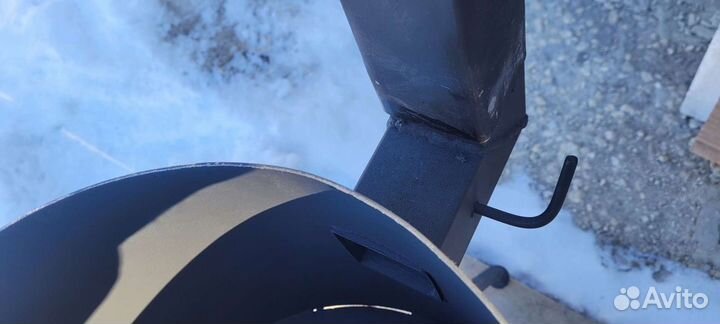 Казан Чугунный 12л с печью с трубой