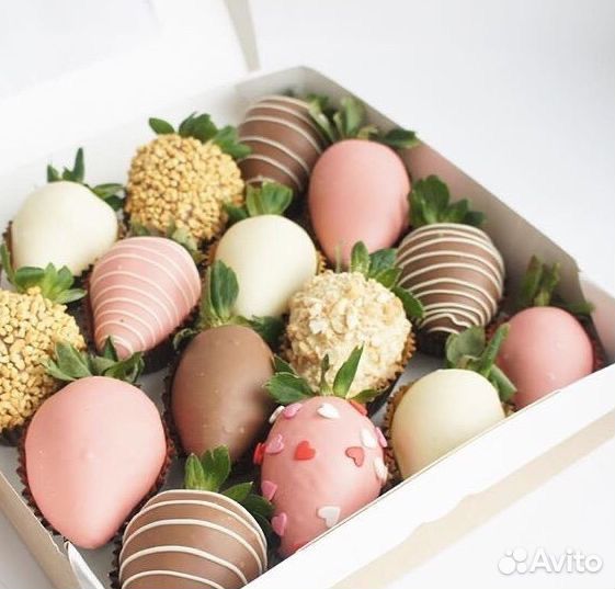 Букет или коробка с клубникой в шоколаде