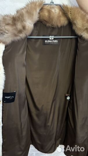 Шуба норка белая 48 50