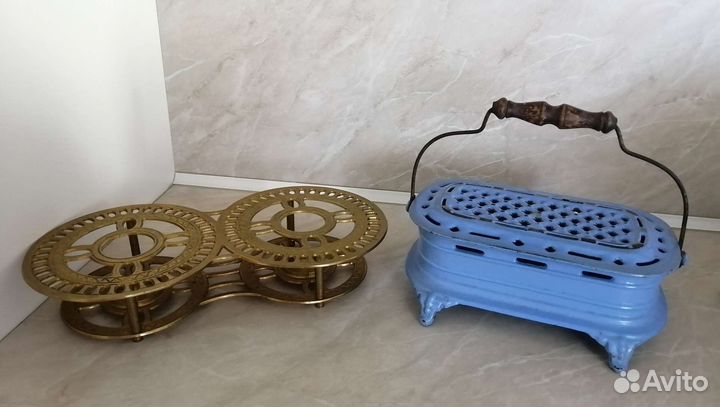 Латунный/чугунный винтаж и антикподогрев. Франция