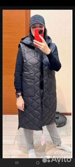 Куртка удлинённая демисезонная