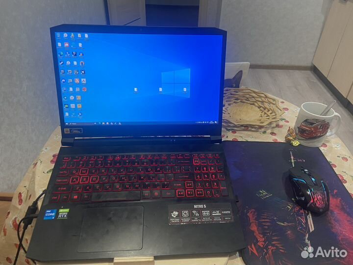Acer nitro 5 i5-11400h 3050 8/512