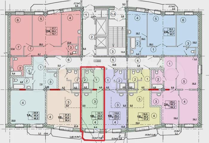 Квартира-студия, 26 м², 2/9 эт.