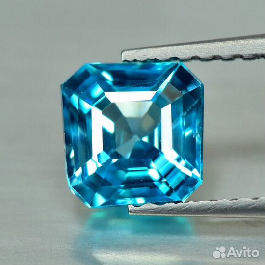 Циркон натуральный 1,45Ct 6мм VVS Square