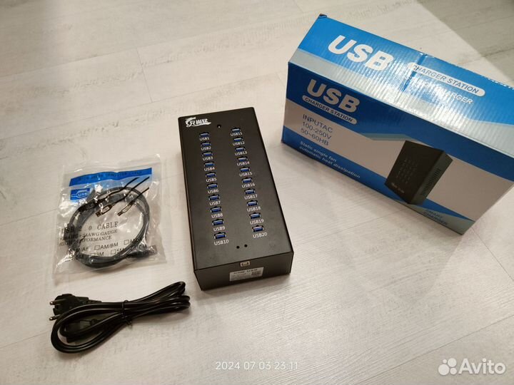 USB хаб для фарминга на телефонах