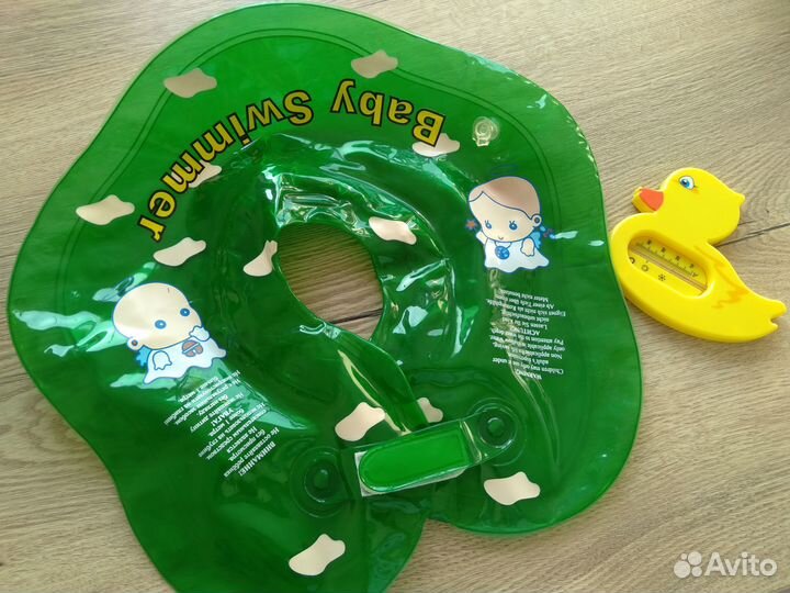Круг для купания Baby Swimmer и термометр