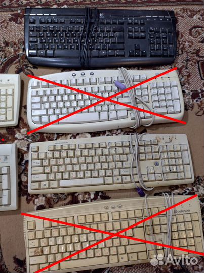 Старые клавиатуры и мыши, USB, PS/2, COM