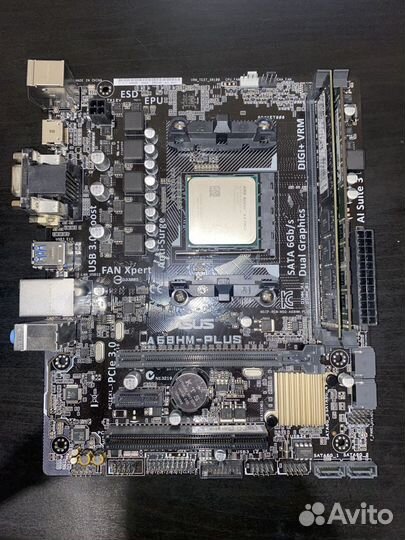 Связка AMD Athlon x4 860k, Asus FM2+, 16gb DDR3