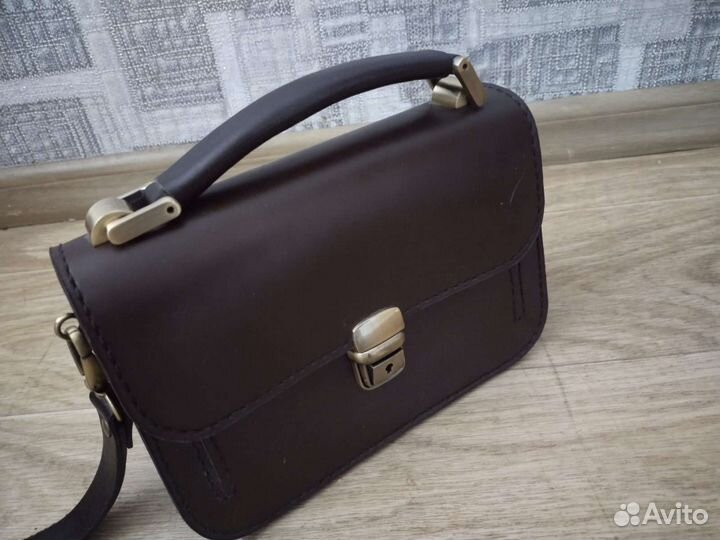 Барсетка кожаная мужская
