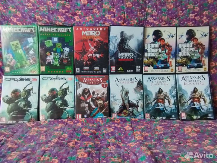 Диски с играми на пк(компьютер)