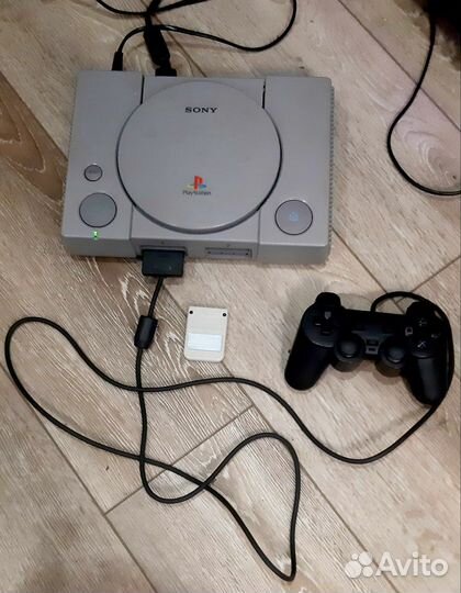 Sony playstation 1 с хорошим комплектом