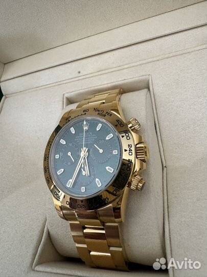 Часы Rolex Daytona Green Dial Yellow Gold