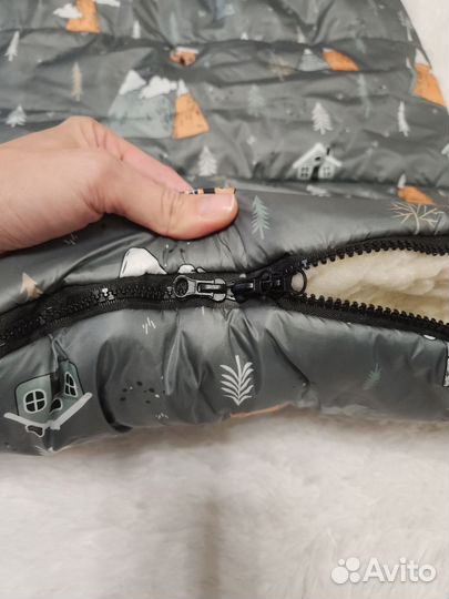 Конверт в коляску овчина