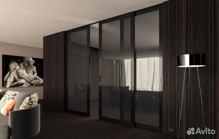 Стеклянная перегородка