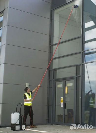 Мытье фасадов и окон