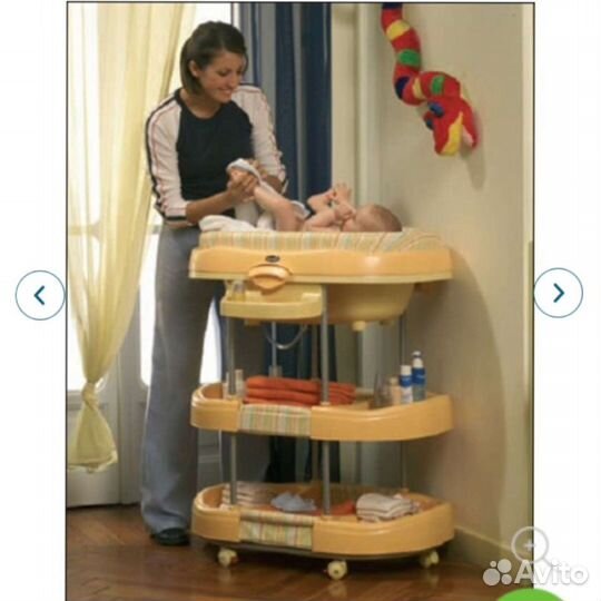 Пеленальный столик с ванночкой